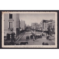 CIUDAD DE BUENOS AIRES AVENIDA SANTA FE ANTIGUA TARJETA POSTAL